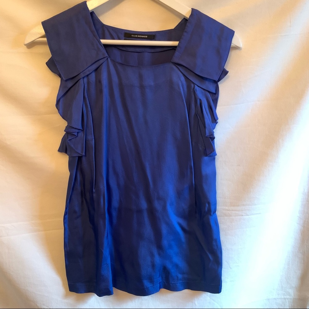 Club Monaco blue top